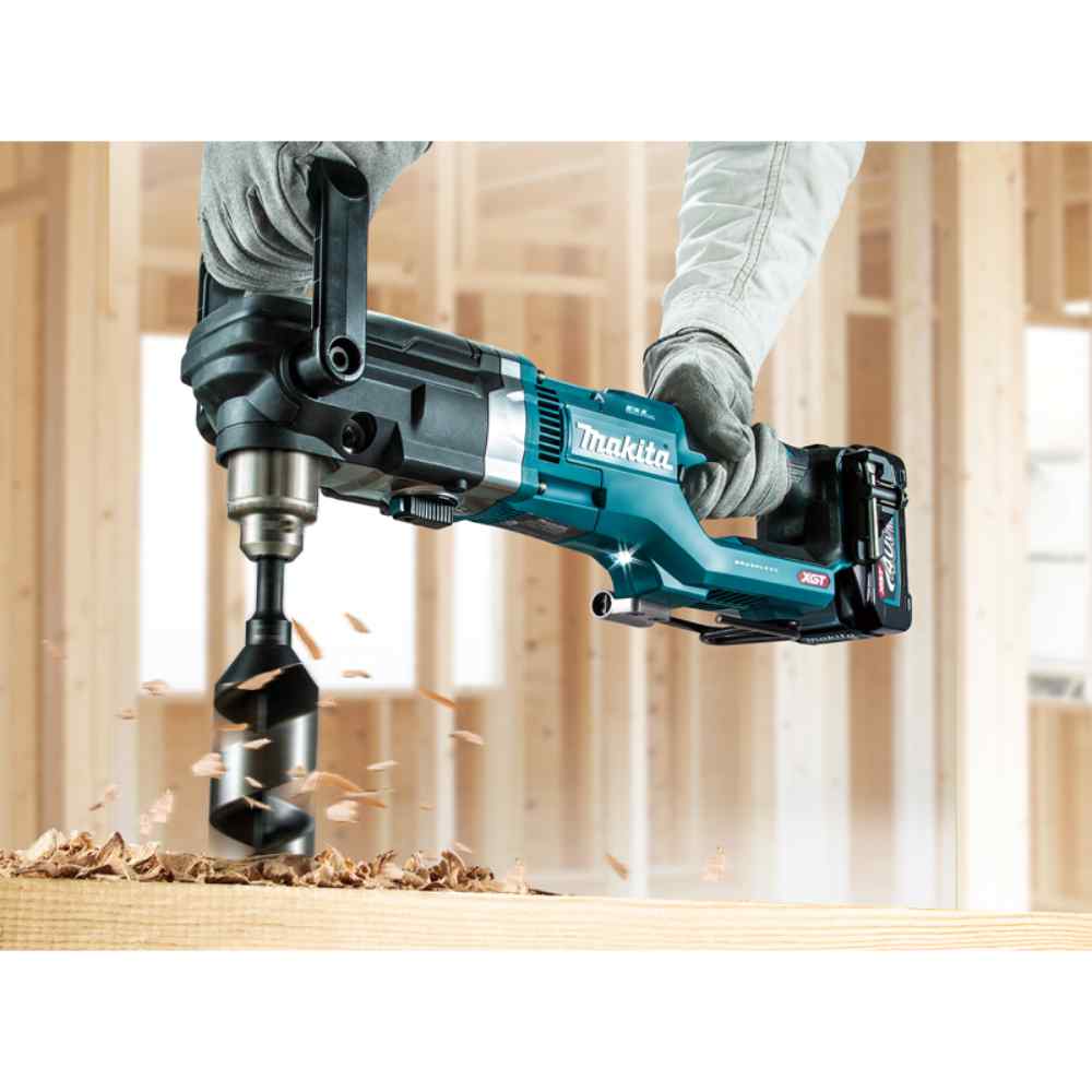 Makita DA001GM101 Cordless Angle Drill 40Vmax XGT BL ADT 13 mm (1/2″) with Keyed Chuck
