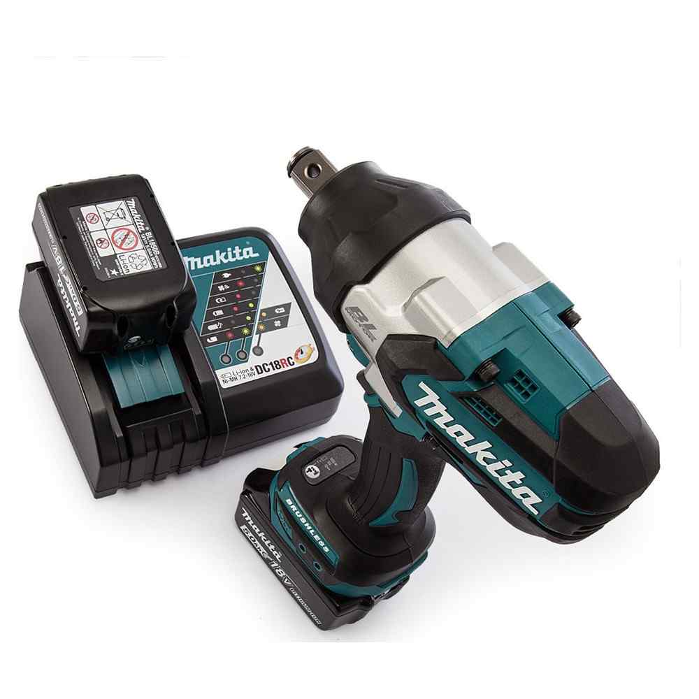 Makita DTW1002JX3 Cordless 18V Impact Wrench 12.7mm / 1/2" 1,000Nm Brushless Motor