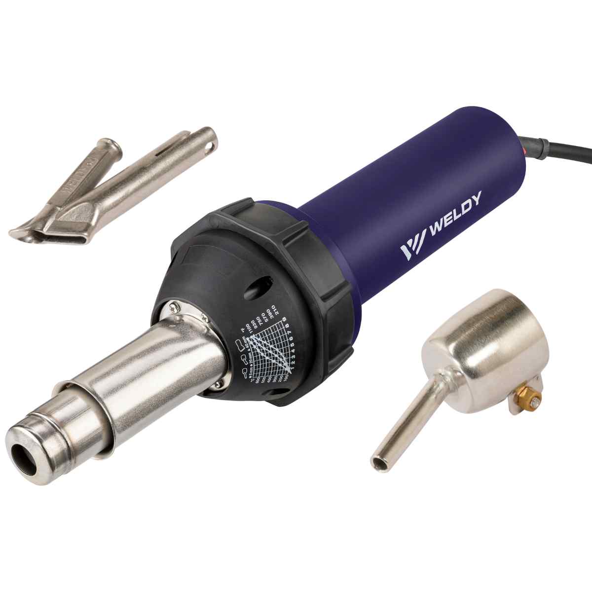Weldy by Leister HT1600 Plastic Wedling Heat Gun 1,600 Watt 40 - 700 °C Plastic Fabrication Kit