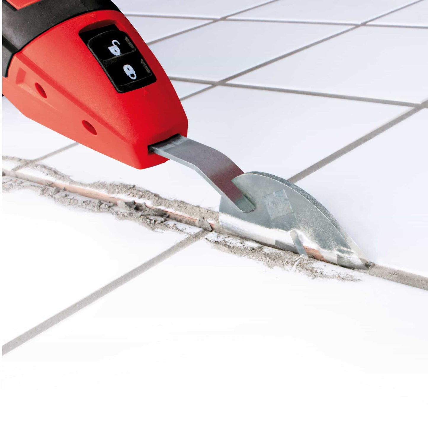 Rubi RUBISCRAPER-250 Electric Grout Joint Scraper to Remove Cement Grout and Clean Grout Joint