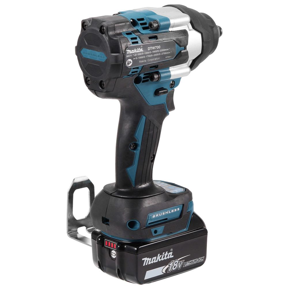 Makita DTW700TJX1 Cordless 18V Impact Wrench 12.7mm / 1/2" 700Nm Brushless Motor