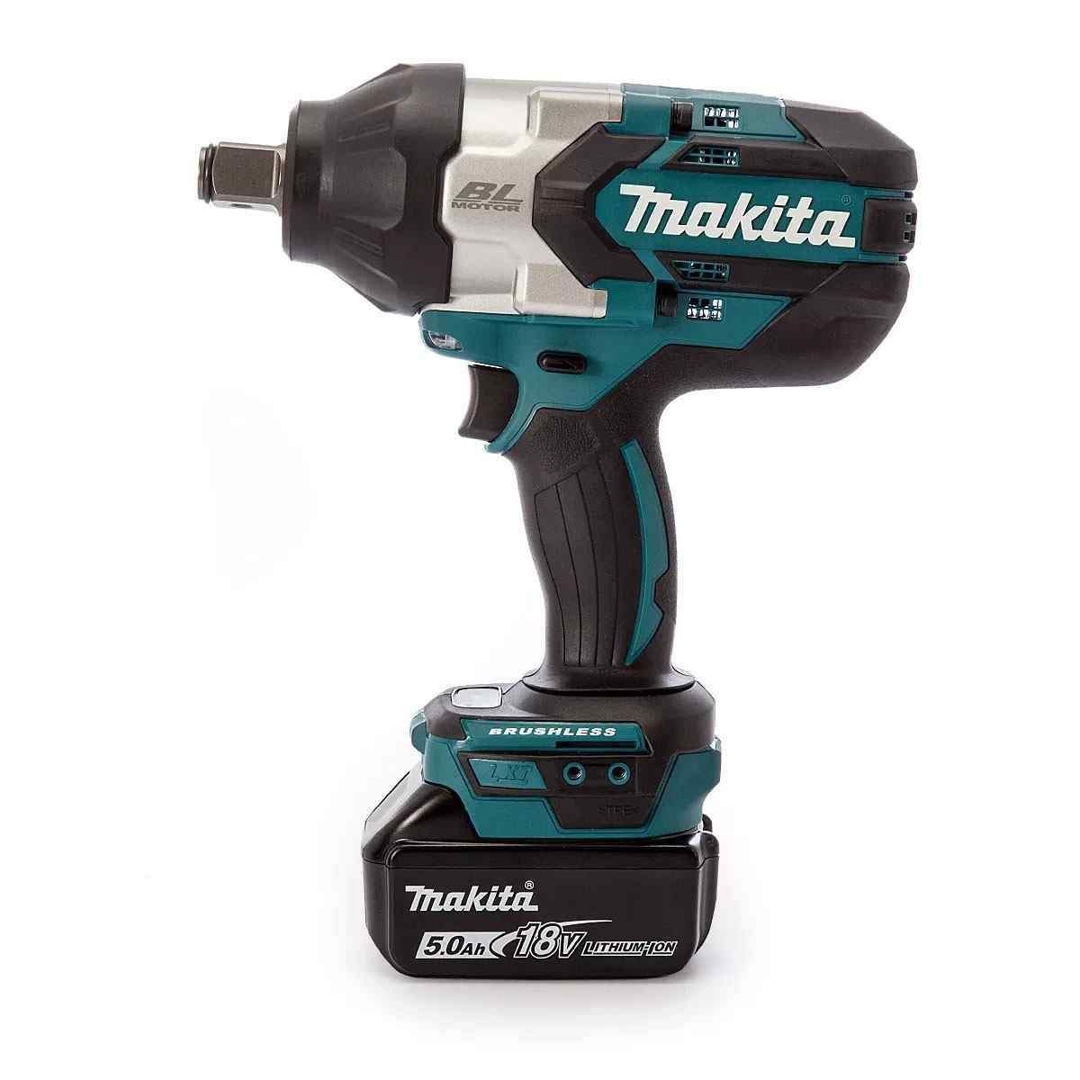 Makita DTW1001JX3 Cordless 18V Impact Wrench 19mm / 3/4" 1,050Nm Brushless Motor