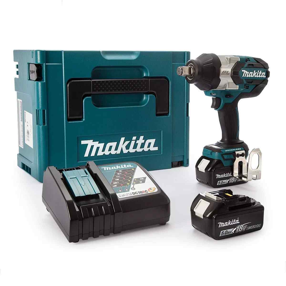 Makita DTW1001JX3 Cordless 18V Impact Wrench 19mm / 3/4" 1,050Nm Brushless Motor