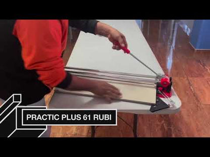 Rubi PRACTIC-61 PLUS Manual Tile Cutter 2 Feet / 61 CM / 24 in. Hand Tile Cutting Machine For Cutting Ceramic & Vitrified Tiles